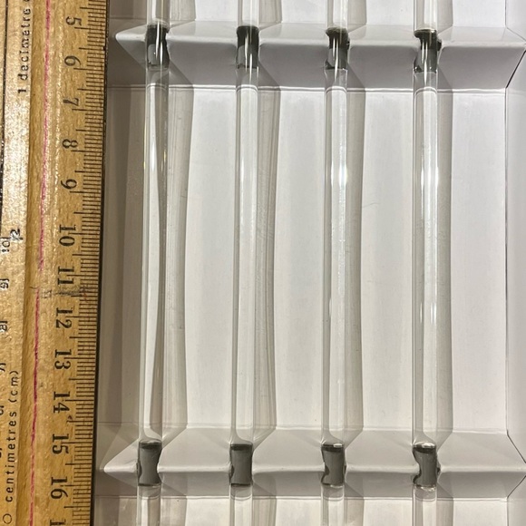 Clear Glass Swizzle Sticks Set - Picture 2 of 4